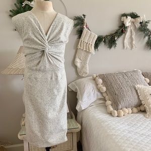 Jason Wu Wool Blend Silk Lined Sheath Dress